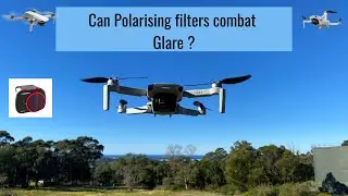 Using PL filters to reduce sun glare
