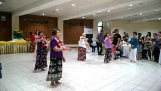 Senior citizen hawaiian dance