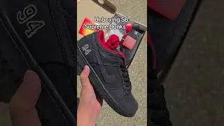 Unboxing Nike Dunk Low SB Supreme #supreme #sb #sb4 #dunks #dunk #shoes #unboxing #sneakers #gotem