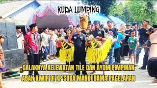 Seru! Galaknya Kelewatan Tile & Ayom‼️Kuda Lumping Pimpinan Abah Kiwir // Di Kp Suka mandi Pagelaran
