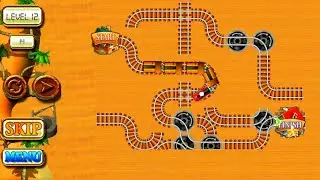 Rail Track Maze - Train Puzzle Game - Android Gameplay 79