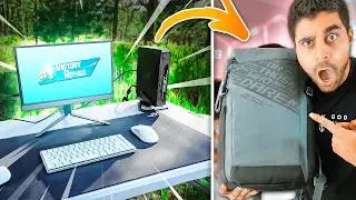 I Built an entire Gaming Setup in this BAG (Mini PC + 240Hz Monitor)