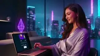 Beautiful woman clicking buy now on NFTs #shorts #shortvideo #shortsfeed