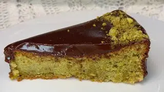 Pistachio Cake With Chocolate! Easy and Absolutely Delicious! Flourless and Indulging!