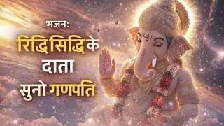 Ganpati bhajan 🪔🙏 रिध्दि सिध्धि के दाता सुनो गणपति🙏🙏❤❤ with lyrics