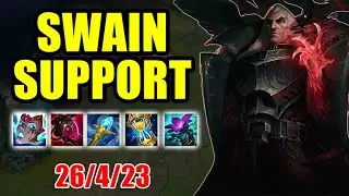 Swain Support Is Broken! Carry As Support With Swain's New S14 Build in League of Legends