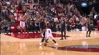 Damian Lillard Makes Rudy Gobert a Poster