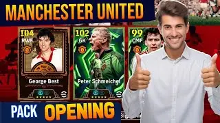 New George Best + Schmeichel + Robson Manchester United Pack Opening in efootball 26 #efootball #pes