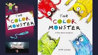 🖍️📚The Color Monster by Anna Llenas, kids story read aloud with sound effects