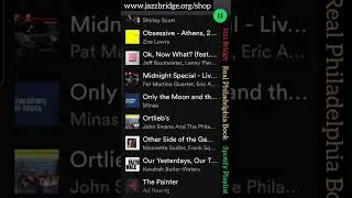Jazz Bridge Real Philadelpha Book - Spotify Playlist