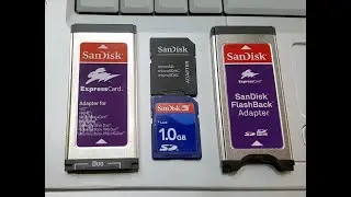 Adaptadores ExpressCard a SDHC, MS, MMC SanDisk