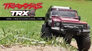 Traxxas TRX-4 Land Rover Defender | Review Footage | Real RC Reviews