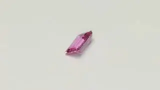 1.039 Carat Pink Sapphire Excellent Cut Emerald 7 x 5.00 mm Calibrated Heated Loose Stone