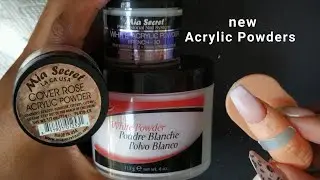 Supernail White vs Mia Secret White Acrylic Powder