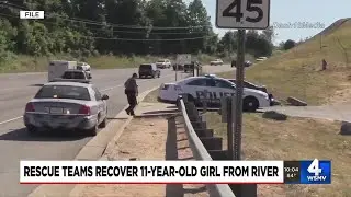 Body of 11-year-old girl recovered after going missing in TN river