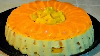 GELATINA EXPLOSIVA DE MANGO CREMOSITA MUY FACIL | ROSVI HERNANDEZ