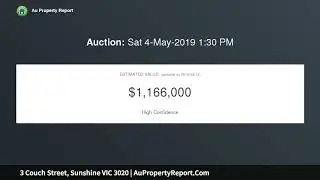 3 Couch Street, Sunshine VIC 3020 | AuPropertyReport.Com