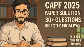 UPSC CAPF 2025 paper solution part 1 #cisf