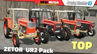 FS22 | ZETOR UR2 Pack [UPDATE] - Farming Simulator 22 Mods Review 2K60