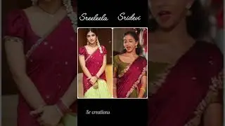 #sreeleela 🆚#sridevi #trending #court #movie #heroine #shorts #dress @sr creations 2604