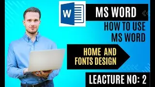 Mastering Microsoft Word.Elevating Home Document Design with Font Style Color Fills, Creative Design