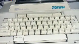 Demo of Smith-Corona Coronamatic 2200