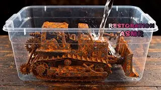 Mini Abandoned CAT Machine Restoration ASMR