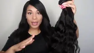 Great Hair Review on Brazilian Natural Wave Hair with Lace Frontal | Yiroo Hair Mall