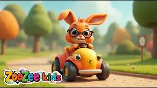 Vroom vroom vroom, Driving With Animals | Kids songs & Nursery Rhymes | Zoozeekids