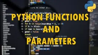 Python Functions & Arguments