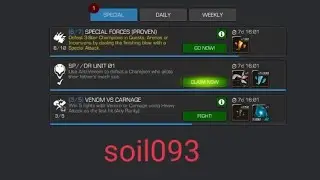 TODAY MCOC TARGET