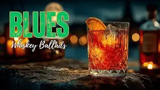 Late Night Blues & Whiskey | Slow Blues Music for a Classic Ambiance Bar