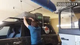 Установка/снятие/хранение автопалатки ORT с помощью Thule MultiLift