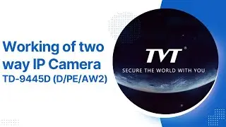 TVT IP two-way camera TD-9445D (D/PE/AW2)