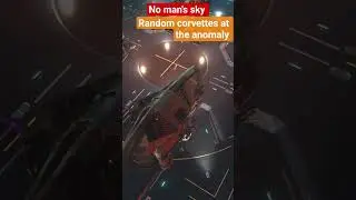 no man's sky random corvettes at the anomaly #hellogames #nms #nomanssky #nomansskygame