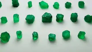 80 Carat Raw Emerald Stones #lapidary #gemstone #foryou
