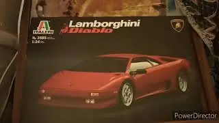 Обзор на сборную модель Lamborghini Diablo 1:24 Italeri