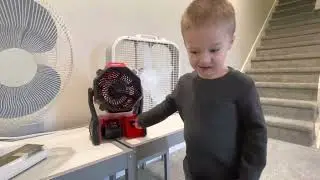 How fans work for kids! (Box fan, ￼ oscillating fan, utility fan)