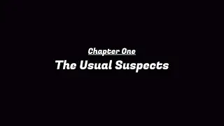 Chapter 1  - The Usual Suspects / Sydney Video Producer