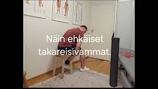 Takareisitreeni kotona vastuskuminauhalla. Enemmän kuin pelkkä koukistus.