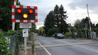 Halogen Lights at Fulbourn Level Crossing, Cambridgeshire