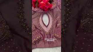 💓Unique aari work blouse with net 💖📞9865105910😻 #aari #aariwork #blouses #blouse #trend #viral