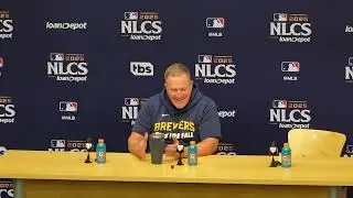 Brewers manager Pat Murphy explains why Game 2 of the NLCS vs. Dodgers is 'critical'