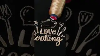 Embroidering this cute design on an apron makes every meal special. Do you want one? #shorts