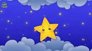 Bright Starry Night Nursery Rhymes  |  KidsSongsClub