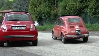 Fiat 500 1957 VS Fiat 500 2007 - IL CONFRONTO by AF & SM
