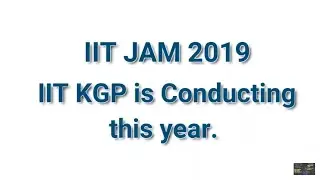 #IIT JAM 2019 &brvbar; #result notification &brvbar; Check it here