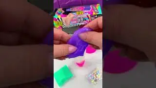 So Slime DIY Slime Lava Lamp that GLOWS Satisfying Video ASMR! #shorts #asmr