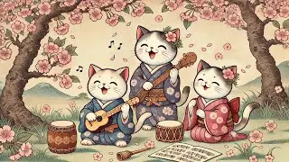 Japanese Shamisen 三味線 ||The Spirit of Kyoto 🌊 Soothing Shamisen Tunes for Mindful Moments