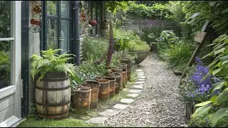 Repurposed Backyard Hacks for a Unique Rustic Farmhouse Backyard Garden